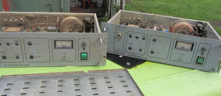 Radio equipment damaged in the floods